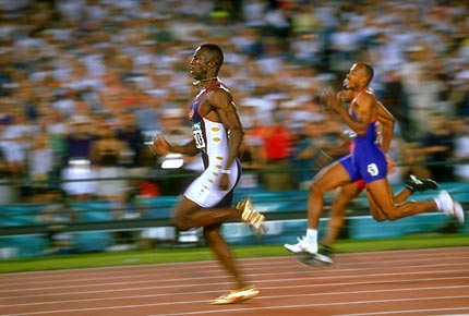 Michael Johnson Running