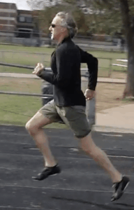 Spencer Running on a Clinic